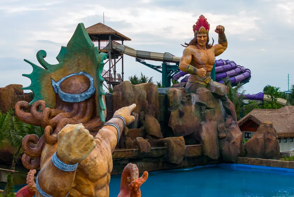 Toàn cảnh công viên nước Sầm Sơn lớn nhất miền Bắc trước ngày đón khách - 1.jpg