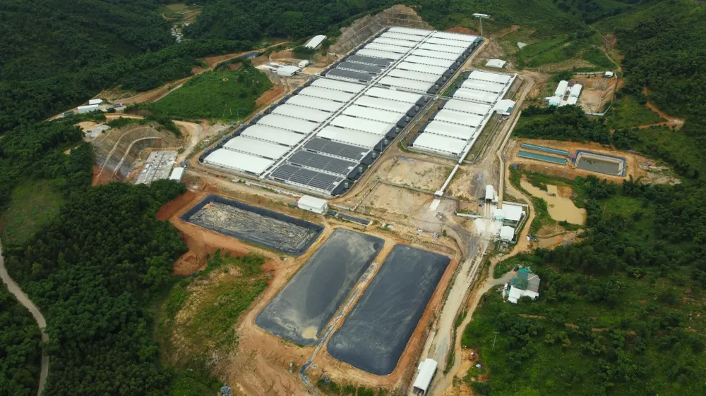 Dự án chăn nuôi heo của Công ty Cổ phần đầu tư nông nghiệp Agri-Vina có địa chỉ ở xã Tân Phúc (Lang Chánh). Ảnh: Đ. TRUNG Dừng vĩnh viễn trang trại nuôi heo nếu không khắc phục sự cố môi trường - 3.jpg