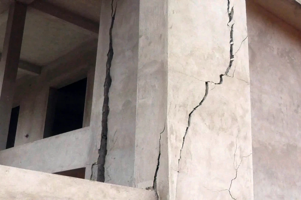 1 ngôi trường xây chưa xong trước nguy cơ đổ sập vì mưa lớn kéo dài - 8.jpg