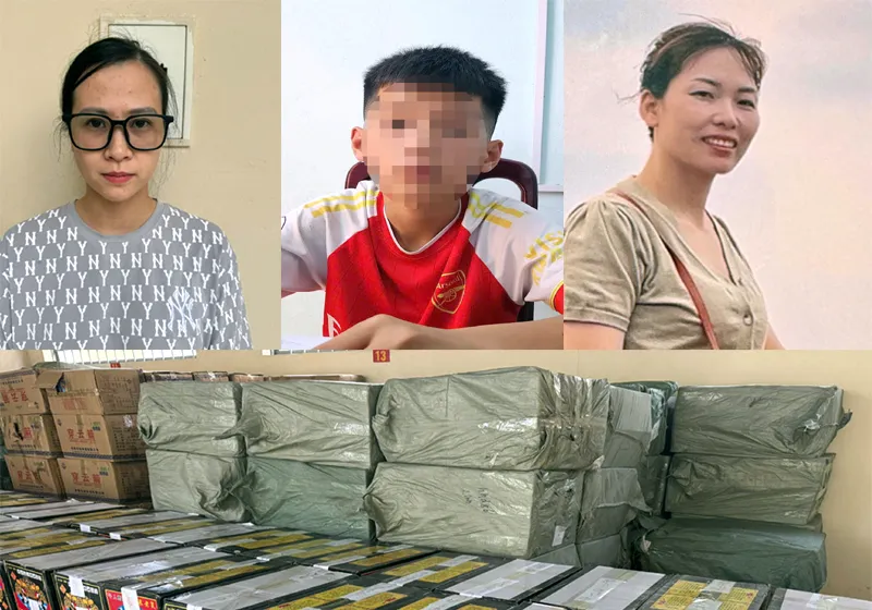3 người trong đường dây pháo nổ bị bắt giữ. Công an huyện Triệu Sơn