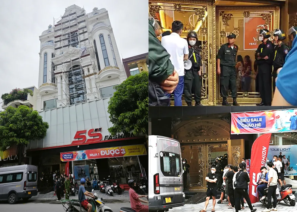 Dinh thự trên tuyến phố Lê Hoàn, phường Lam Sơn là nhà riêng của Tuấn 'thần đèn' bị Bộ Công an khám xét. Ảnh: ĐT