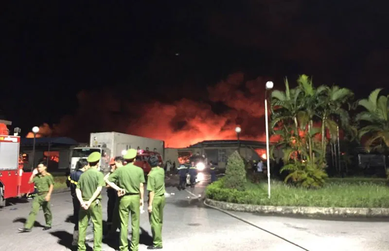 Cháy lớn tại cụm công nghiệp ở Hải Phòng không thiệt hại về người ảnh 8