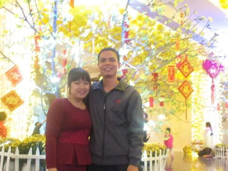 Vợ chồng Trung úy Nguyễn Bá Thế