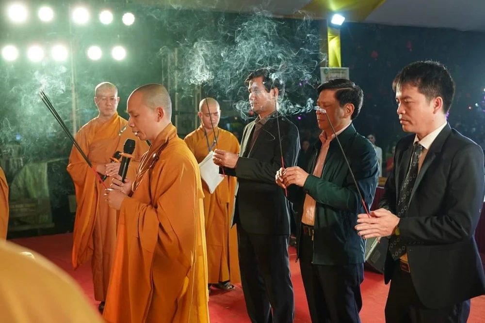 Lễ cầu Quốc thái dân An - Khai ấn chùa Hoằng Phúc.