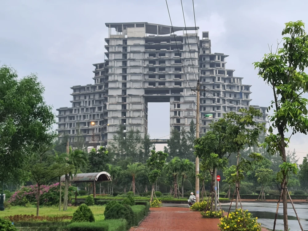 Khu du lịch sinh thái Sài Gòn - Bảo Ninh của Công ty cổ phần Du lịch Sài Gòn - Quảng Bình. Ảnh: B.THIÊN