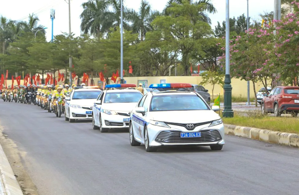 Công an tỉnh Quảng Bình ra quân trấn áp tội phạm