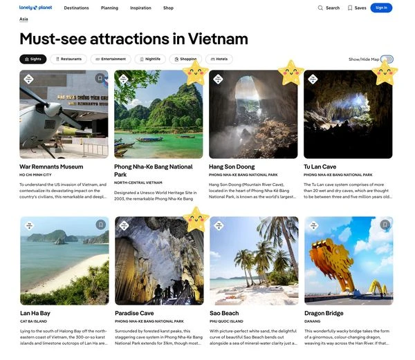 Lonely Planet công bố 4 điểm đến du lịch đáng tham quan tại Quảng Bình. Lonely Planet công bố 4 điểm đến du lịch đáng tham quan tại Quảng Bình