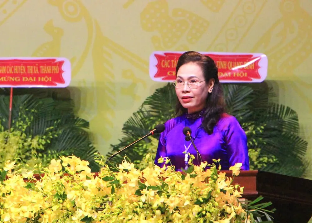 Bà Phạm Thị Hân tái đắc cử chức Chủ tịch UBMTTQ Việt Nam tỉnh Quảng Bình