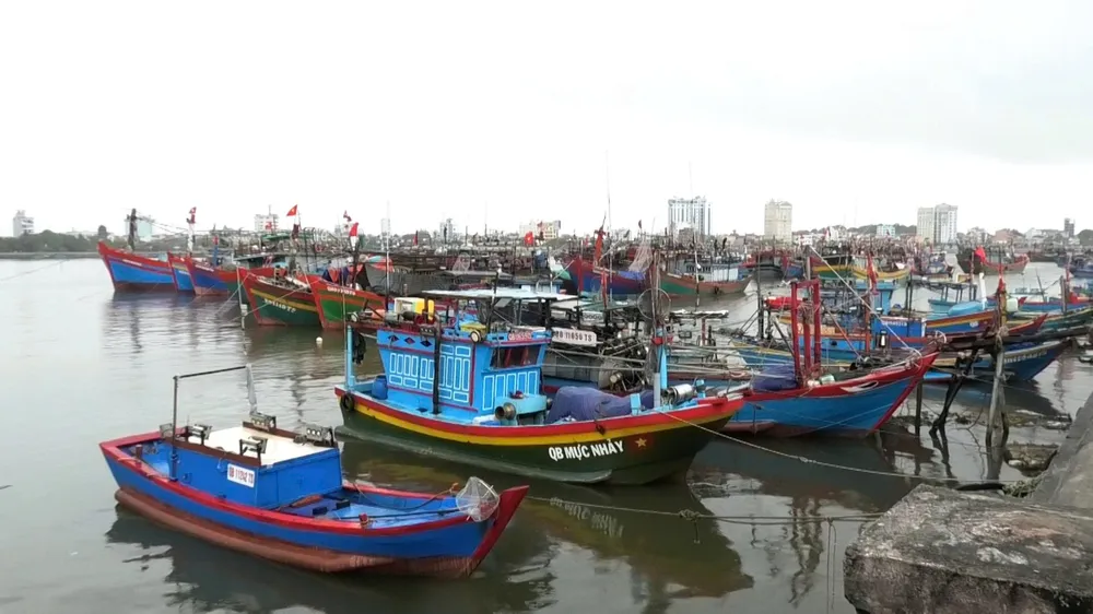 Quảng Bình kêu gọi hơn 6.000 tàu thuyền vào bờ tránh trú bão số 1