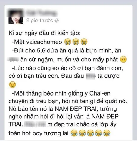 Kí sự ngày đầu đi kiến tập: