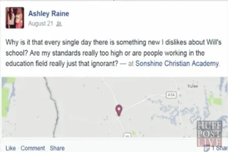 Will, Ashley Habat, mầm non Christian, đuổi học, facebook, status Will, Ashley Habat, mầm non Christian, đuổi học, facebook, status