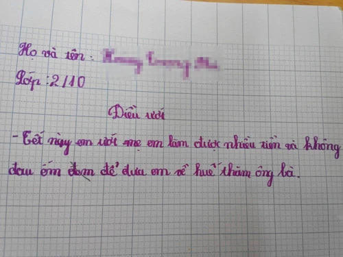 Điều ước 'ba mẹ không chửi nhau' của học sinh lớp 2 - 3