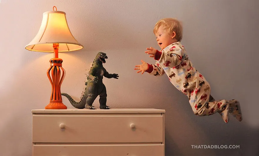 Xúc động với bộ ảnh 'bay' của đứa bé bị Down ảnh 14