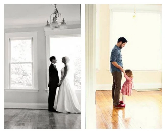 Xúc động bộ ảnh cha và con gái tưởng nhớ người mẹ đã mất ảnh 3