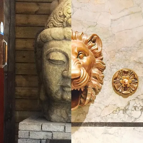 Độc đáo bộ ảnh “Half & Half' của cặp đôi yêu xa ảnh 3 Độc đáo bộ ảnh “Half & Half' của cặp đôi yêu xa ảnh 3