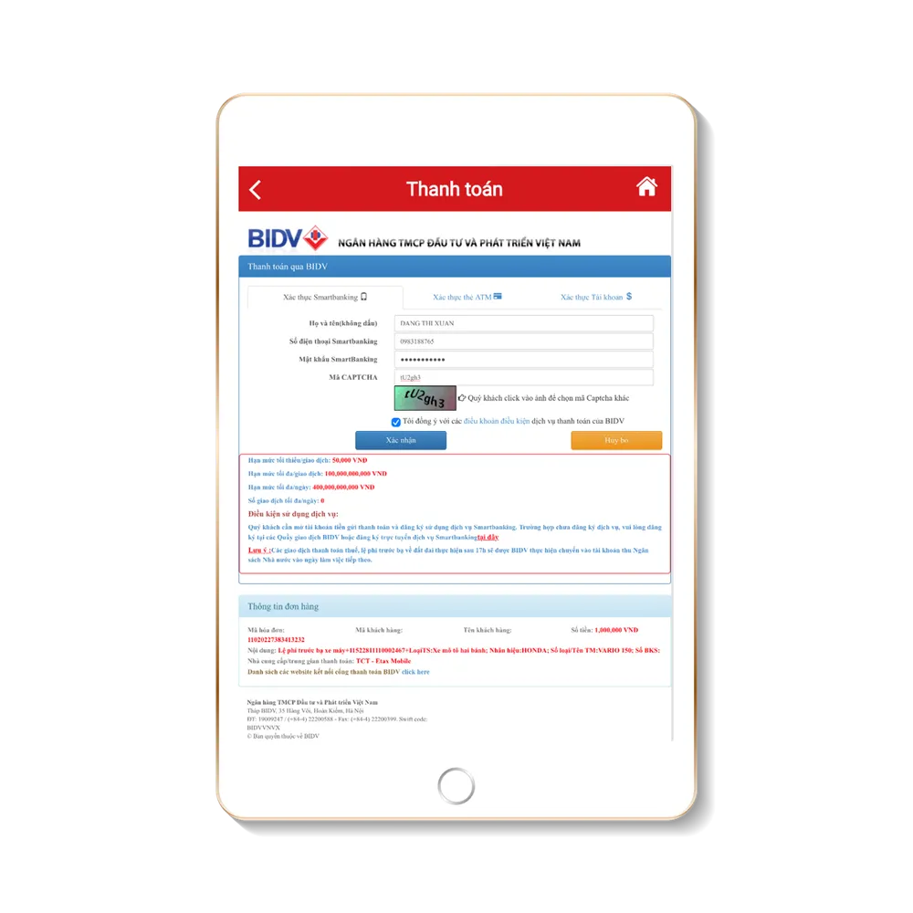 BIDV và Tổng cục Thuế triển khai dịch vụ nộp thuế qua eTax Mobile ảnh 5 BIDV và Tổng cục Thuế triển khai dịch vụ nộp thuế qua eTax Mobile ảnh 5