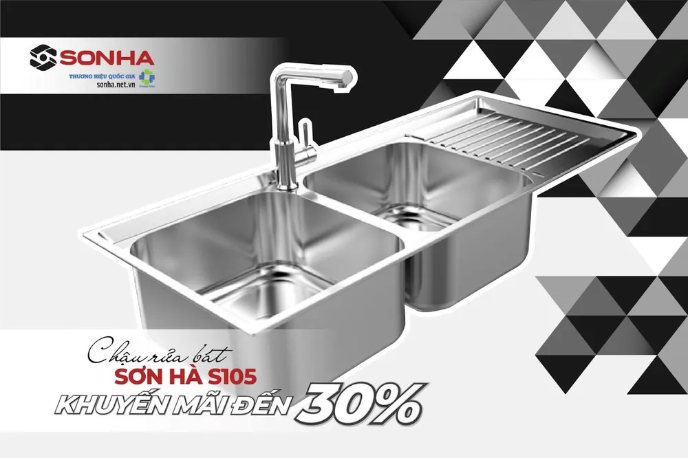 Chậu rửa bát Sơn Hà S80