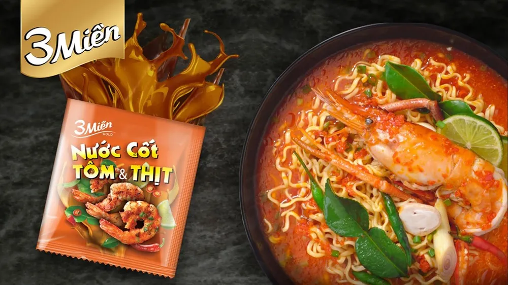 Gói nước cốt đậm đà nâng cấp tô mì ăn liền lên tầm cao mới