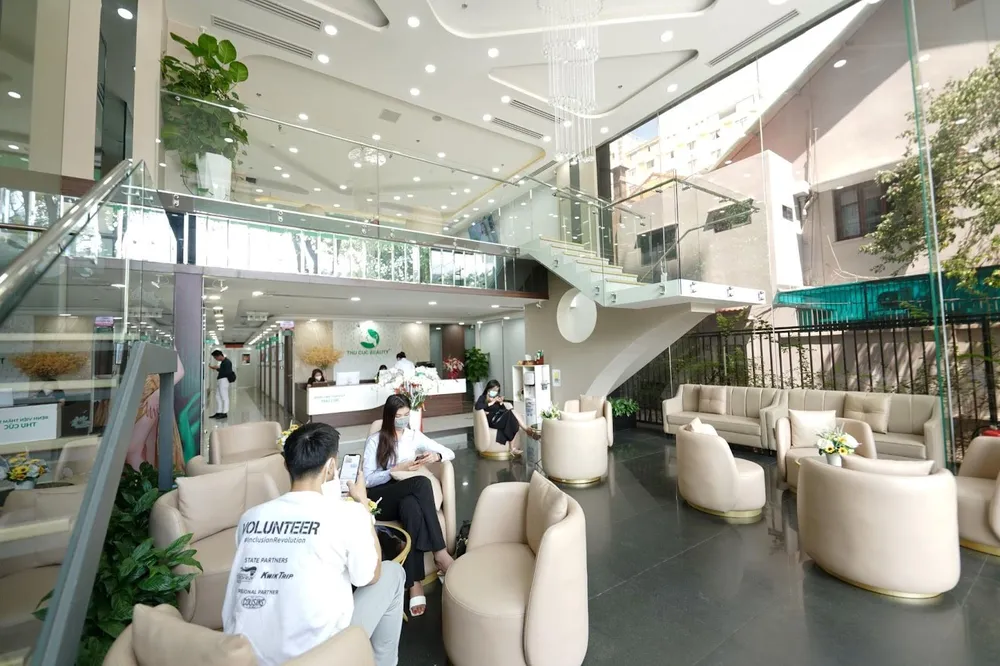 Không gian đẳng cấp chuẩn 5 sao khiến cho bất cứ ai đến với Bệnh viện Thẩm mỹ Thu Cúc TP. HCM đều cảm thấy hài lòng