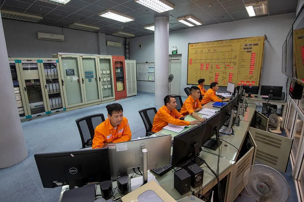 Phòng điều khiển trung tâm, Nhà máy Thủy điện Bản Vẽ.