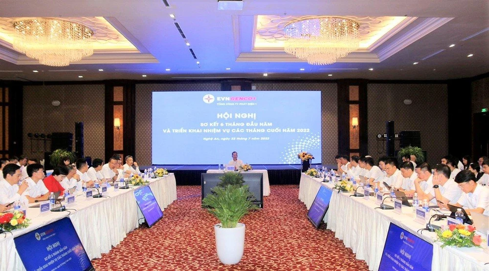 EVNGENCO1 tổ chức hội nghị sơ kết sản xuất kinh doanh 6 tháng đầu năm 2022.