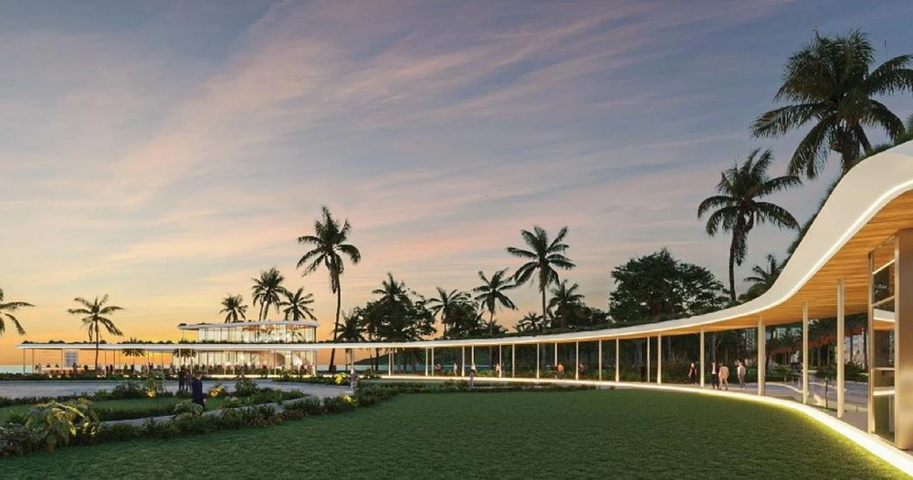 Đường hầm kết nối clubhouse biển thời thượng tại Cadia Quy Nhon sẽ là điểm đến không thể bỏ qua khi ghé thăm phố biển Quy Nhơn