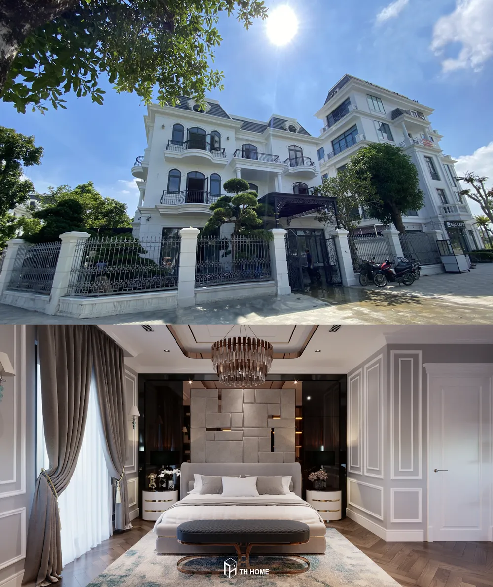 Dự án biệt thự Thanh Hóa đang trong giai đoạn thi công và phối cảnh phòng ngủ Luxury Dự án biệt thự Thanh Hóa đang trong giai đoạn thi công và phối cảnh phòng ngủ Luxury