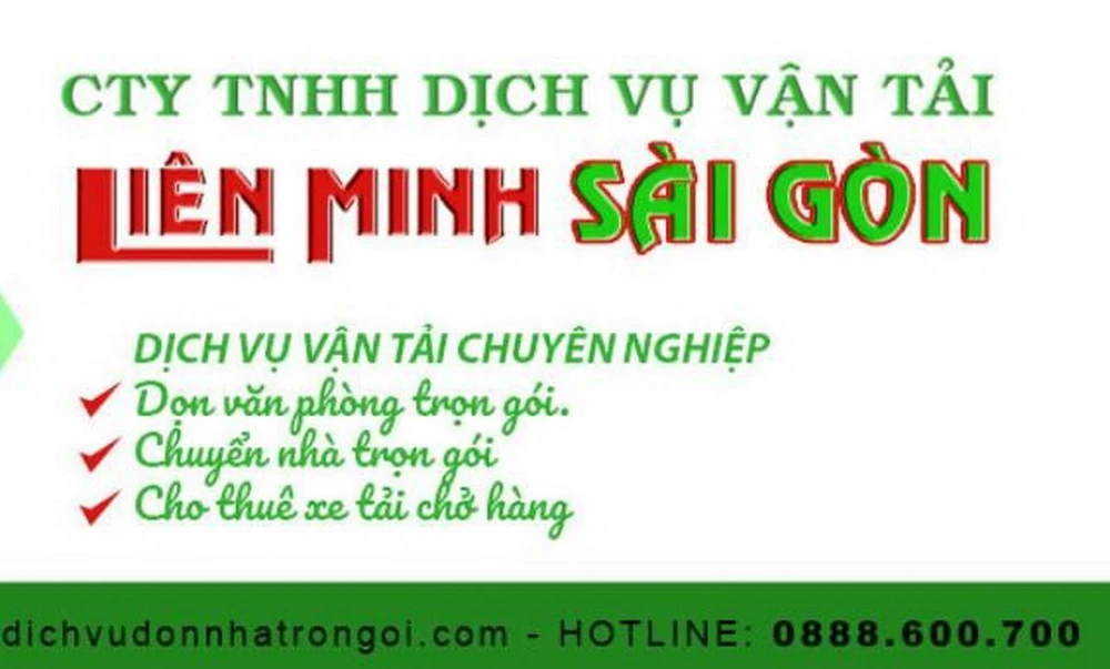 Chuyển văn phòng Liên Minh Sài Gòn tận tâm - uy tín