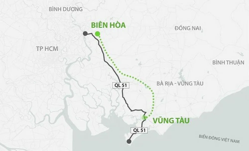 Tuyến cao tốc Biên Hòa - Vũng Tàu dự kiến sẽ được khởi công vào năm tới Tuyến cao tốc Biên Hòa - Vũng Tàu dự kiến sẽ được khởi công vào năm tới