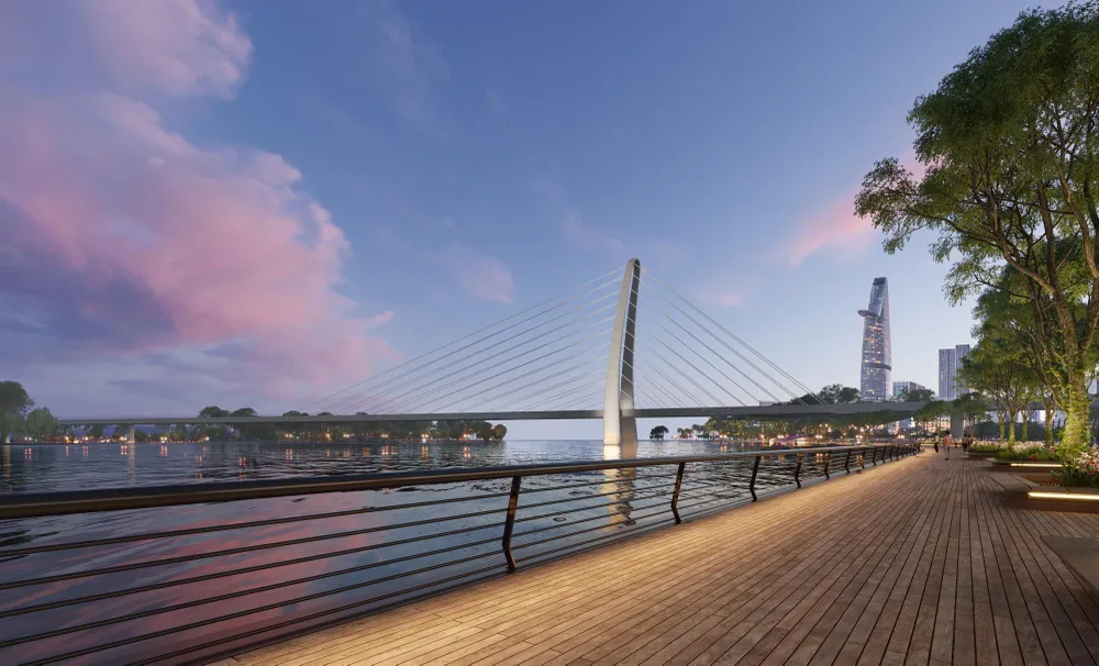 Vị trí chiến lược của Grand Marina, Saigon giúp cư dân dễ dàng kết nối với các địa điểm quan trọng trong thành phố. Ảnh phối cảnh.