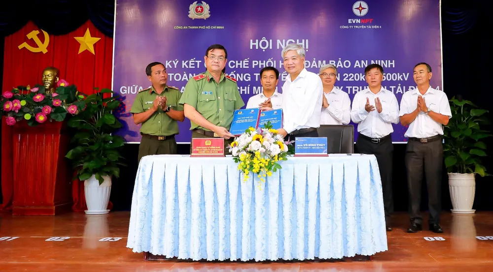 Lãnh đạo Công an TP.HCM và PTC4 ký kết Quy chế phối hợp giai đoạn 2022 – 2027.