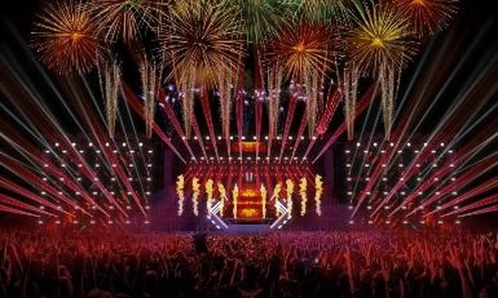 Thiết kế sân khấu đẳng cấp của Creamfields Việt Nam. Thiết kế sân khấu đẳng cấp của Creamfields Việt Nam.
