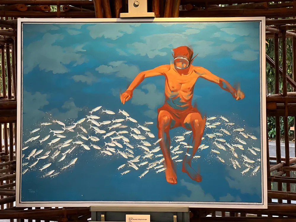 Tác phẩm Rơi vào vùng sáng của Cao Thục