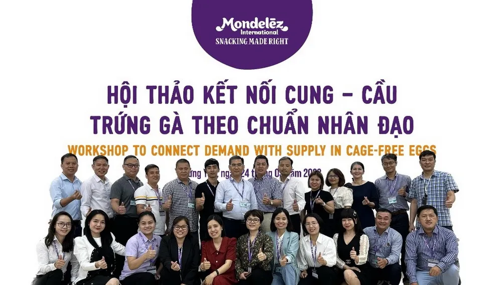 Mondelez Kinh Đô đã nỗ lực tìm kiếm và mở rộng hợp tác với các nhà sản xuất trứng gà trên cả nước nhằm đáp ứng các yêu cầu về nguồn cung cấp trứng gà theo chuẩn nhân đạo. Mondelez Kinh Đô đã nỗ lực tìm kiếm và mở rộng hợp tác với các nhà sản xuất trứng gà trên cả nước nhằm đáp ứng các yêu cầu về nguồn cung cấp trứng gà theo chuẩn nhân đạo.