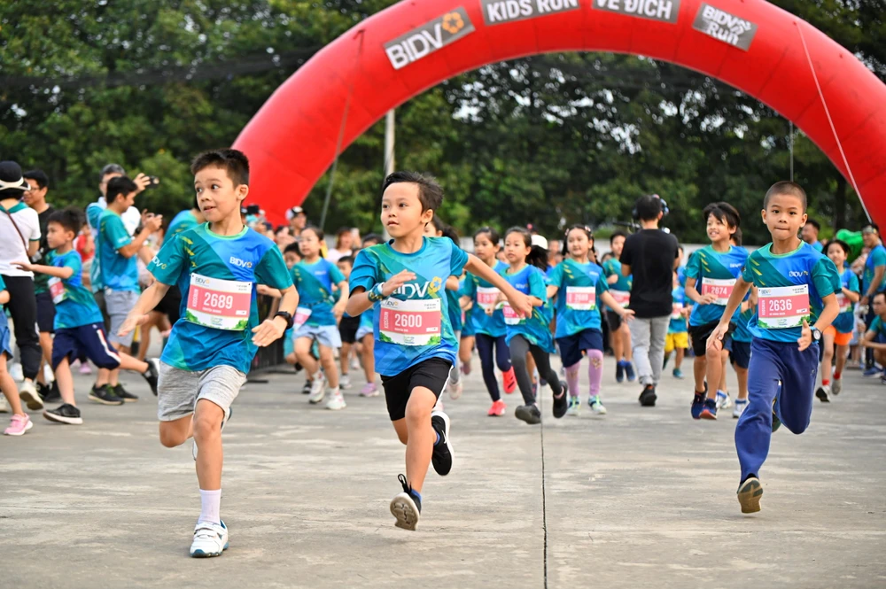 Giải chạy có hoạt động KIDS Run dành cho các em nhỏ (7-15 tuổi) tham gia thử sức