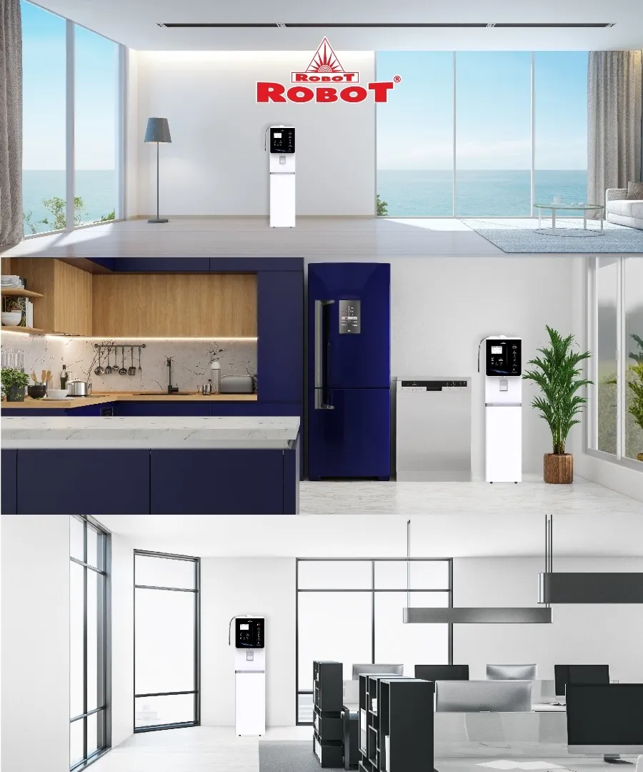 Máy lọc nước điện giải ionKing ROBOT có thiết kế tủ đứng mới nhất năm 2023