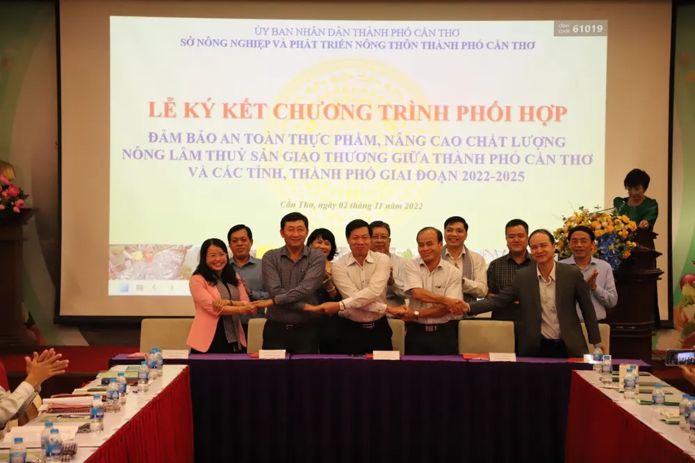 Các hoạt động liên kết tiêu thụ sản phẩm trên địa bàn do Chi cục Quản lý Chất lượng nông lâm sản và thủy sản tham mưu Sở NN&PTNT tổ chức. Can Tho_h1.jpg