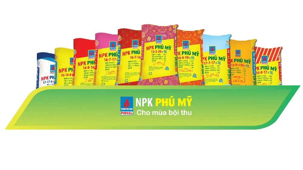 PVFCCo đã cho ra thị trường gần 30 công thức, sản phẩm NPK Phú Mỹ. dam-phu-my-npk-1.png