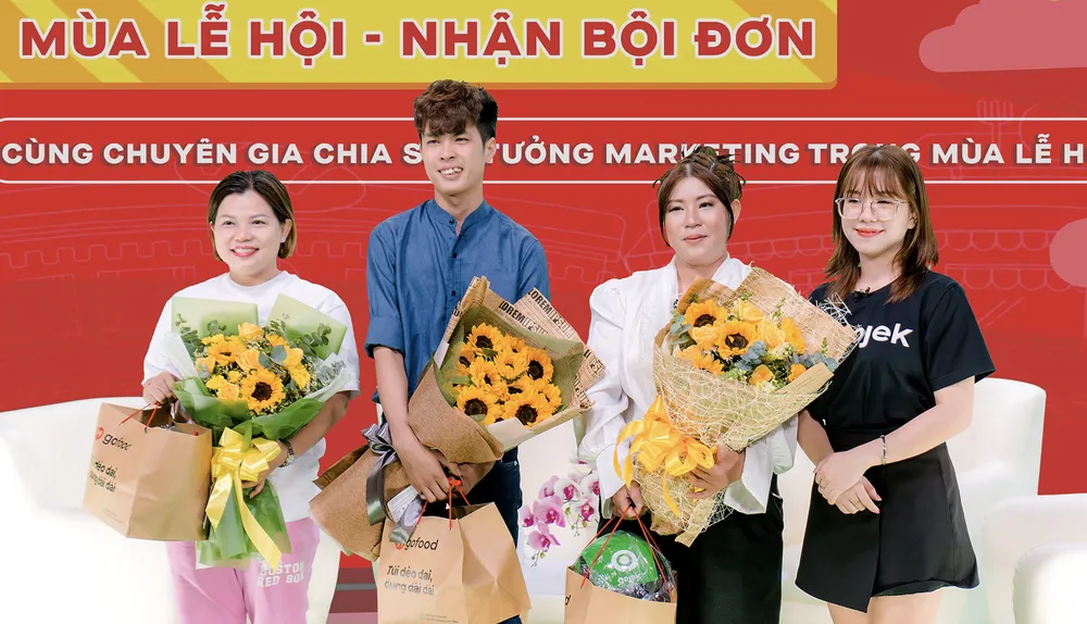 Chương trình hội thảo Gojek tổ chức nhằm kết nối các đối tác nhà hàng, giúp chia sẻ kinh nghiệm kinh doanh ẩm thực trực tuyến gojek.png