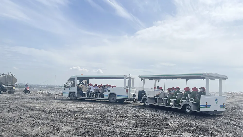 Đoàn khảo sát Trung ương về nông thôn mới tham quan Khu Liên hợp xử lý chất thải Đa Phước