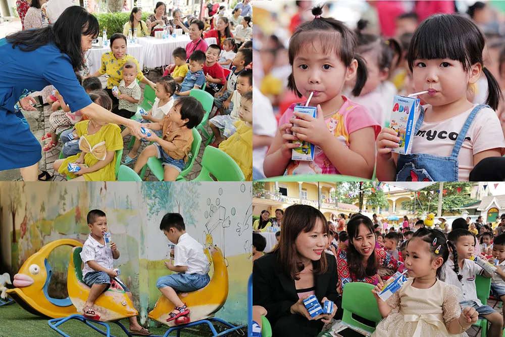 Với Quỹ sữa Vươn cao Việt Nam, Vinamilk đã đồng hành cùng hàng trăm nghìn trẻ em cả nước trong suốt 16 năm qua. Vinamilk được vinh danh 'Doanh nghiệp đạt chuẩn văn hóa kinh doanh Việt Nam'