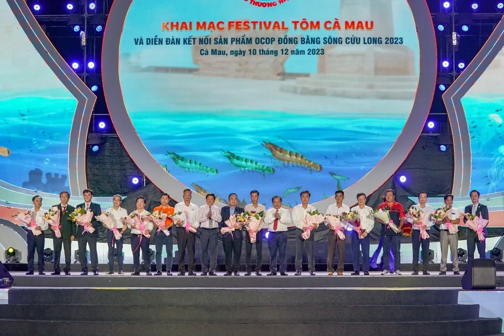 Agribank đồng hành cùng Festival Tôm Cà Mau và Diễn đàn kết nối sản phẩm OCOP ĐBSCL 2023