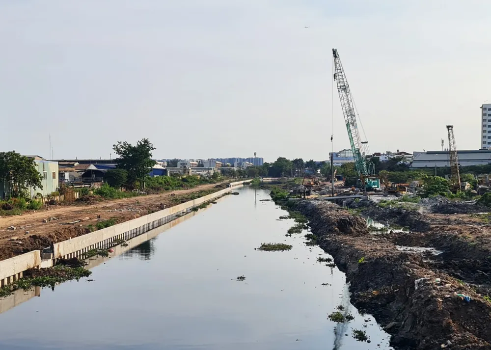 Dự án Tham Lương - Bến Cát - rạch Nước Lên có sự tham gia của Tập đoàn Thuận An. Ảnh: NGUYỄN CHÂU thuận-an.jpg
