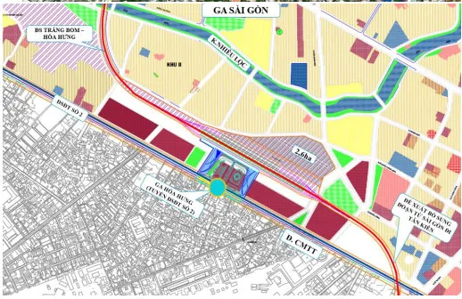 Ga Sài Gòn sẽ tận dụng 2,6 ha đất dự trữ để mở rộng. Ảnh: Liên danh tư vấn ga-sài-gòn.jpg
