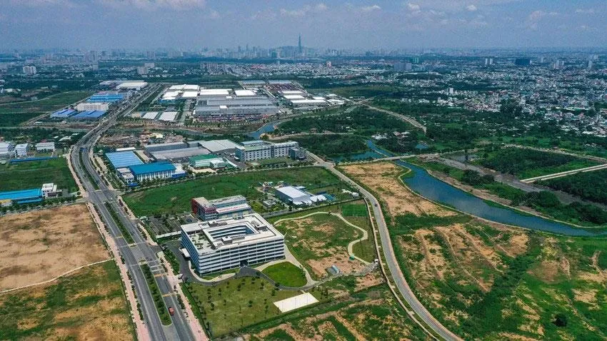 Phát triển cụm công nghiệp ở TP.HCM còn nhiều khó khăn. Ảnh minh họa: PLO cụm công nghiệp.jpg