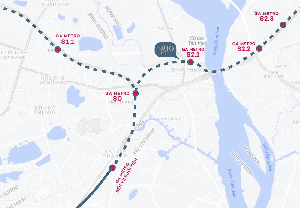 Sức hút The Gió Riverside liền kề 2 nhà ga Metro Bình Dương, Đồng Nai.jpg