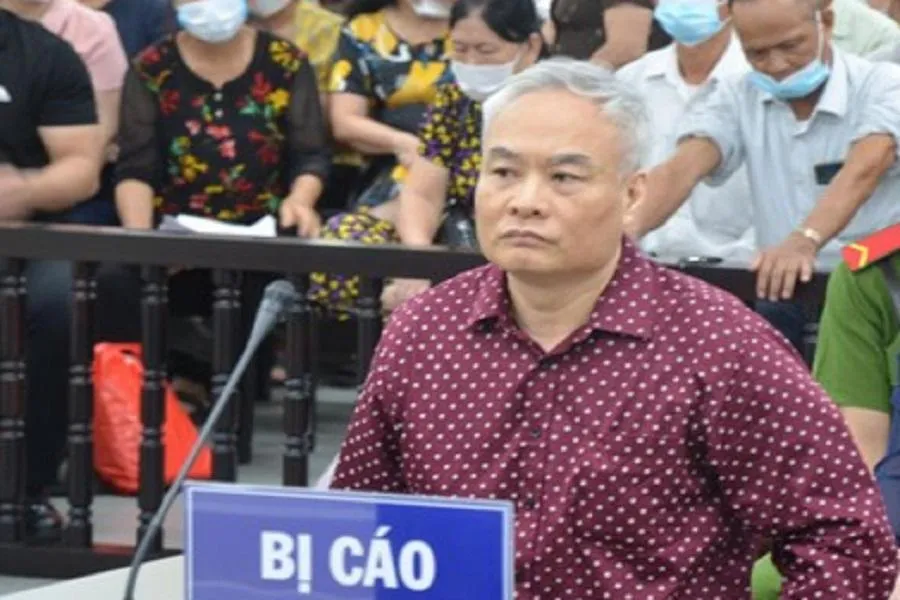 Bị cáo Trần Đức Trung. Ảnh: UYÊN TRANG