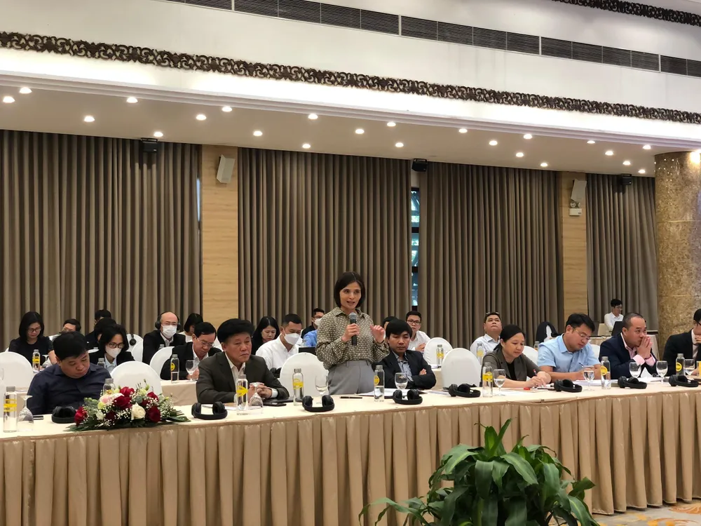 TS Nguyễn Minh Thảo, Trưởng Ban nghiên cứu MTKD &amp; NLCT (CIEM). Ảnh: Minh Trúc