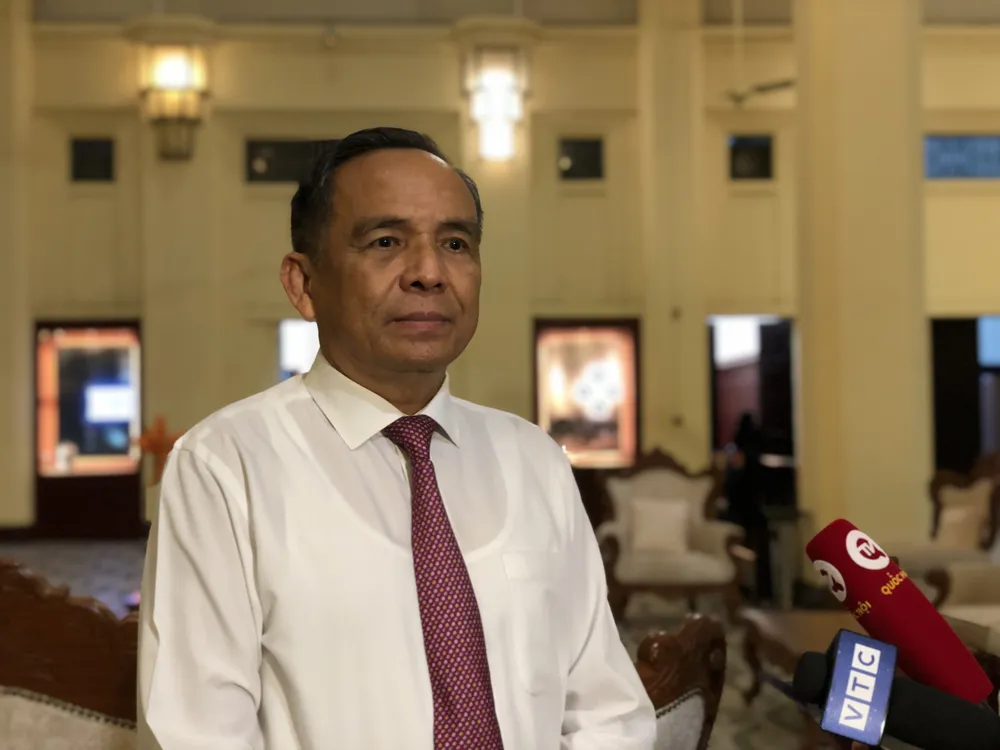 Ông Lê Hoàng Châu - Chủ tịch Hiệp hội Bất động sản TP Hồ Chí Minh (HoREA). Ảnh: Minh Trúc.