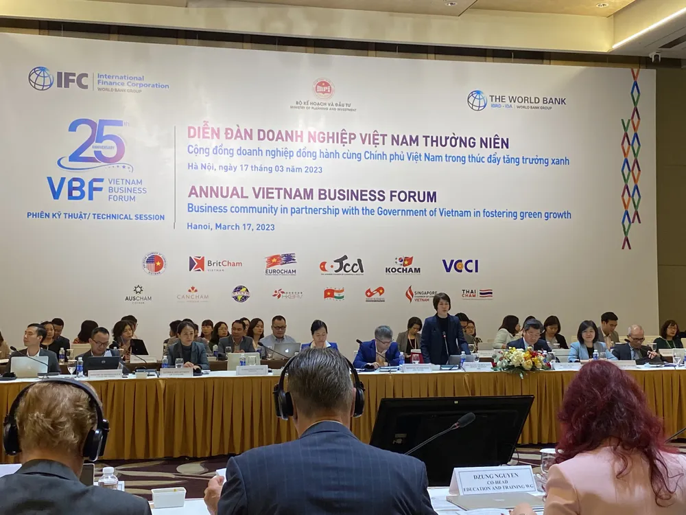 Thứ trưởng Bộ Kế hoạch và Đầu tư - Nguyễn Thị Bích Ngọc phát biểu tại diễn đàn. ẢNH: MINH TRÚC Thứ trưởng Bộ Kế hoạch và Đầu tư - Nguyễn Thị Bích Ngọc phát biểu tại diễn đàn. ẢNH: MINH TRÚC